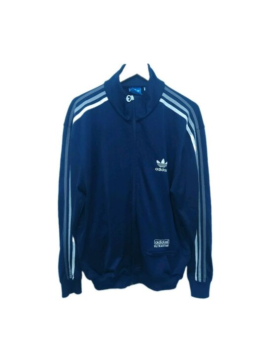 adidas Other - Adidas Ultra Star Trefoil Track Jacket Mens L Blue Full Zip USA Gorpcore
